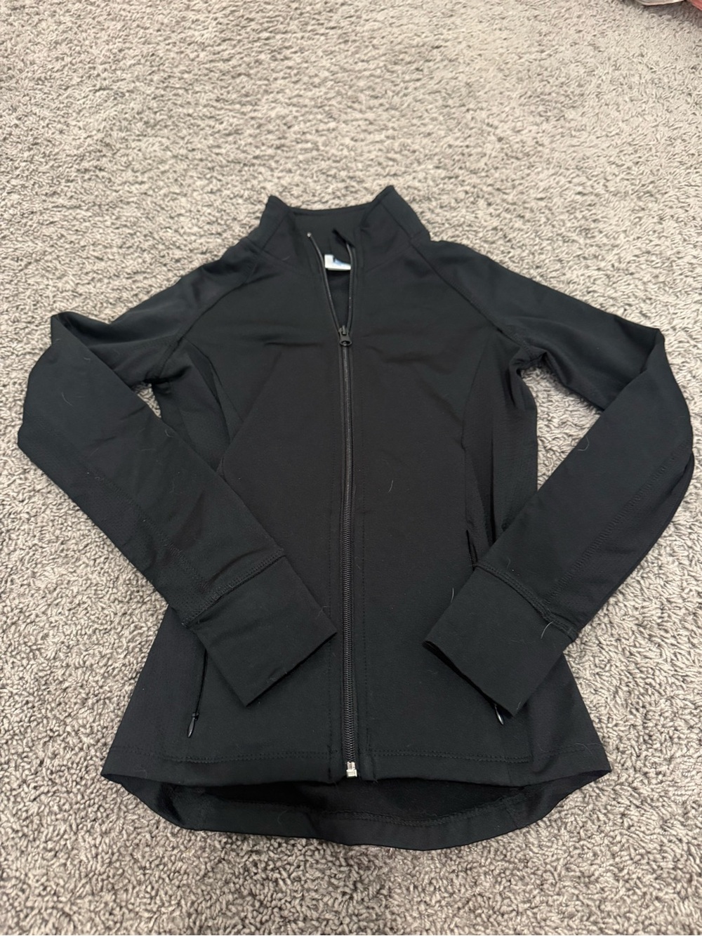 Black kids Zip-Front Jacket